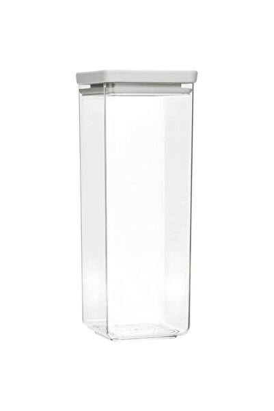 genric Brabantia Tasty+ Square Canister, Light Grey, 2.5 L