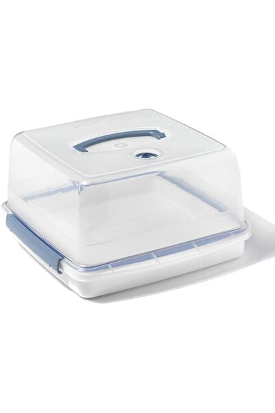 genric LocknLock HLS102 Square Cake box-Clear/Blue