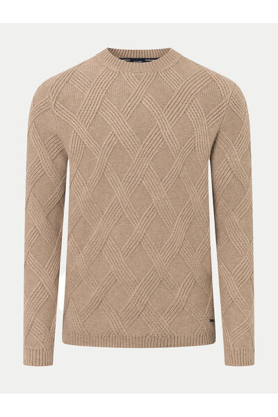 Joop Ανδρικό Πουλόβερ 10018250 30043058 Μπεζ