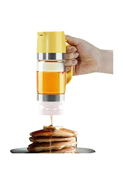 genric وعاء زجاجي لتوزيع العسل بدون تقطير مع مقبض - موزع عسل وشراب 10 أونصات،...