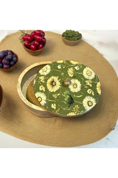 genric صندوق روتي من خشب الآس / صندوق تشاباتي / صندوق حاوية خشبية / طاجن خشبي...