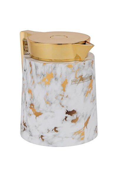 genric Royalford 1000ml Marbo Vacuum Flask RF12302 With Pink Glass Inner and ABS Outer Body Keeps Your Drin