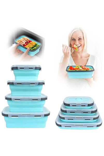 genric ELECDON Set of 4 Collapsible Silicone Food Storage Containers, Ktichen...