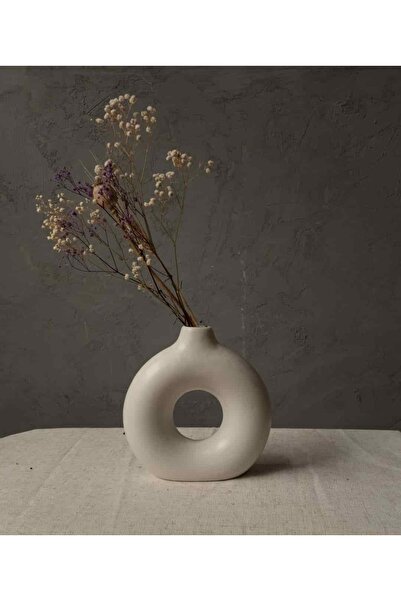 Maison Nur Candles&Decor Simit Vazo Küçük Boy Seramik