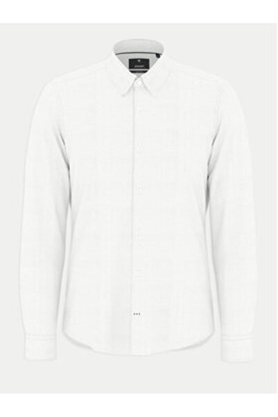 Joop Ανδρικό Πουκάμισο 10019059 30044896 Λευκό