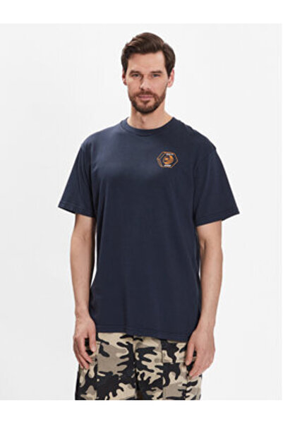 DC Ανδρικό T-Shirt ADYZT05235 Μπλε Σκούρο Μπλε