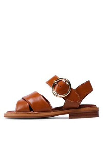 See By Chloe γυναικεία σανδάλια SB36031A καφέ