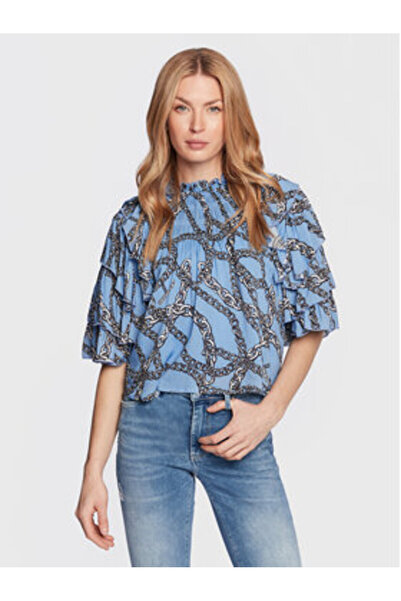 Silvian Heach Γυναικεία Μπλούζα GPP23181BL Μπλε