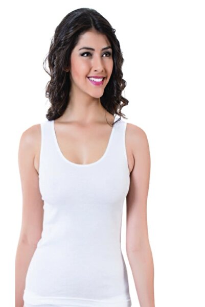 NightLove قميص داخلي من الليكرا بحمالات عريضة من أوزتاش 2641-A