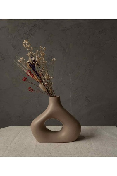 Maison Nur Candles&Decor Stoneware Bohem Seramik Vazo