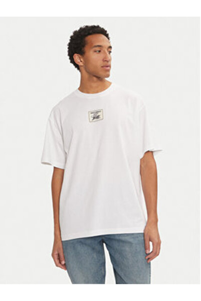 Just Cavalli Ανδρικό T-Shirt 77OAHE14 Λευκό