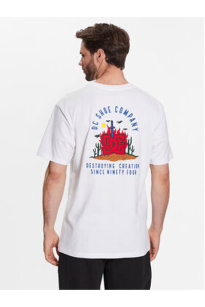 DC Ανδρικό T-Shirt ADYZT05245 Λευκό