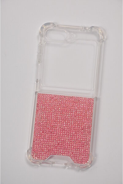 Case collection Samsung Galaxy Flip 7, El Yapımı, Diamonds, Taşlı, Şeffaf Sil...