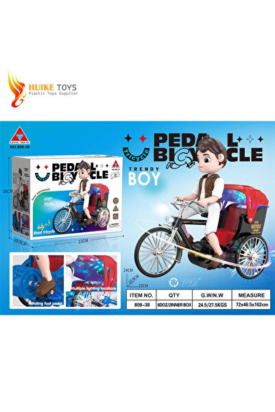 Toybox Tricycle Toy Doll With Lights and Music For Kids