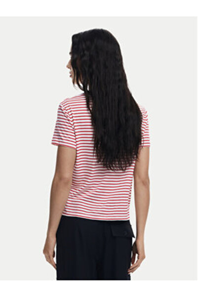 Desigual Γυναικείο T-Shirt 25SWTKAI Κόκκινο