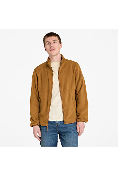 Timberland Мъжка кафява яке с цип от полар Tb0a6hm3eh21