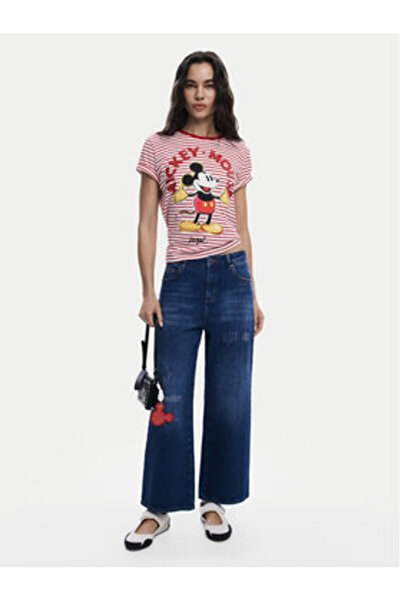 Desigual Γυναικείο T-Shirt 25SWTKAI Κόκκινο