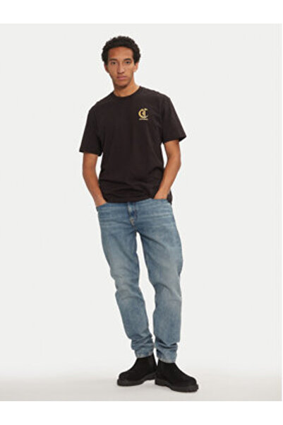 Just Cavalli Ανδρικό T-Shirt 77OAHT02 Μαύρο