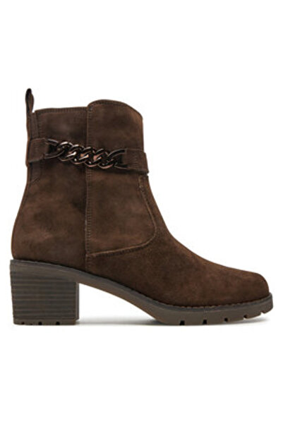 Tamaris γυναικεία μποτάκια μέχρι τον αστράγαλο 8-86416-43 καφέ