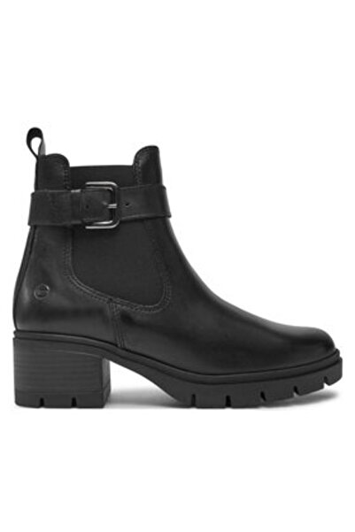 Tamaris γυναικεία μποτάκια μέχρι τον αστράγαλο 1-25447-43 μαύρα