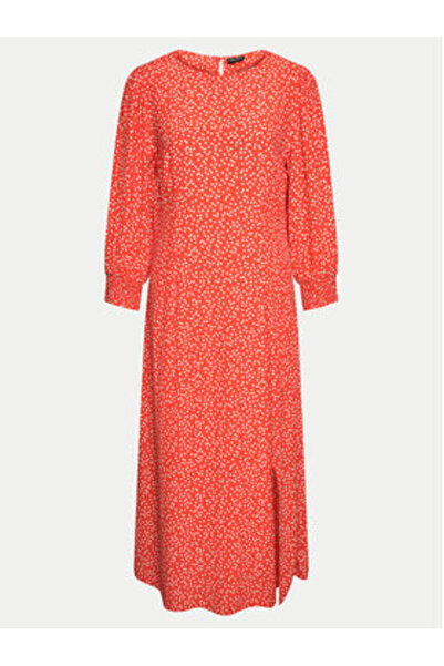 PIECES Γυναικείο Καλοκαιρινό Φόρεμα 17149330 Κόκκινο