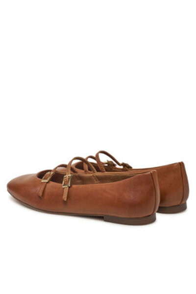 Tamaris γυναικείες μπαλαρίνες 1-22142-44 καφέ