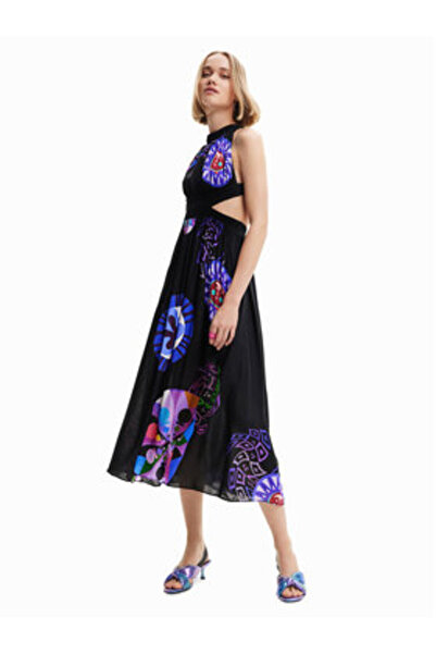 Desigual Γυναικείο Καλοκαιρινό Φόρεμα 23SWMW21 Πολύχρωμο