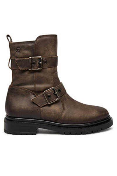 Tamaris γυναικεία μποτάκια μέχρι τον αστράγαλο 1-25474-43 καφέ