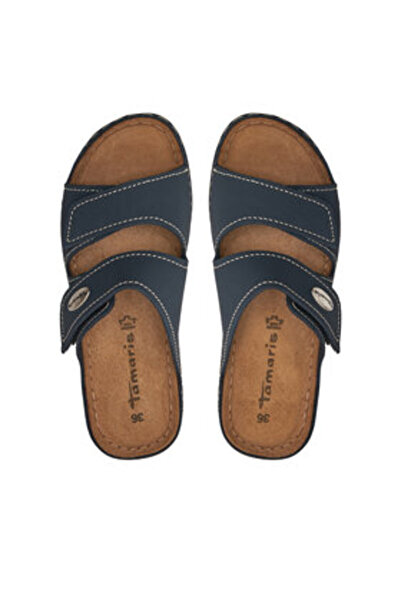 Tamaris γυναικείες σαγιονάρες 1-27510-41 μπλε