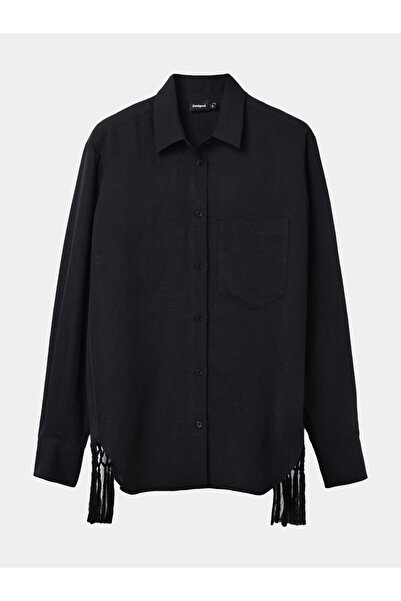 Desigual Γυναικείο Πουκάμισο 24SWCW03 Μαύρο