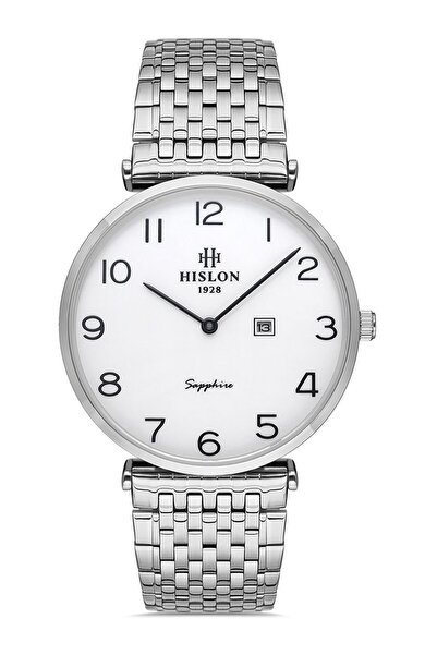 Hislon ساعة يد رجالية من مجموعة كلاسيك CL119S-01SS
