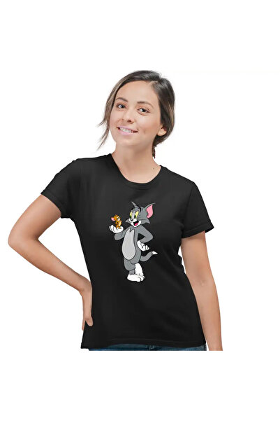 OEM Tricou Femei Desene Copilarie Tom si Jerry