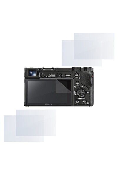 COMANDO Protection Set Compatible with Sony A6100, Focus Shield, 4 Durable Silicone Films for E