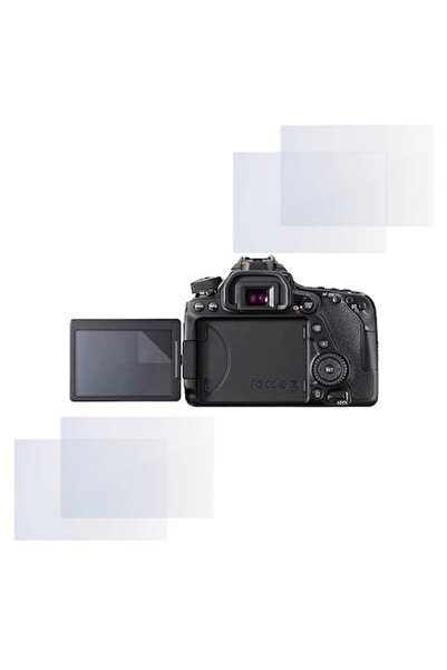 COMANDO Set de protecție compatibil cu Canon EOS 80D, Focus Shield, 4 folii d...