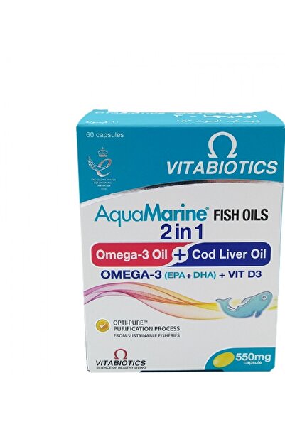 Vitabiotics Aquamarine 2 in 1 Capsules 60 Tablets