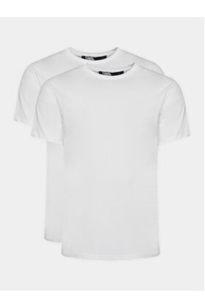 Karl Lagerfeld Σετ 2 ανδρικών μπλουζών 765000-500298 Λευκό