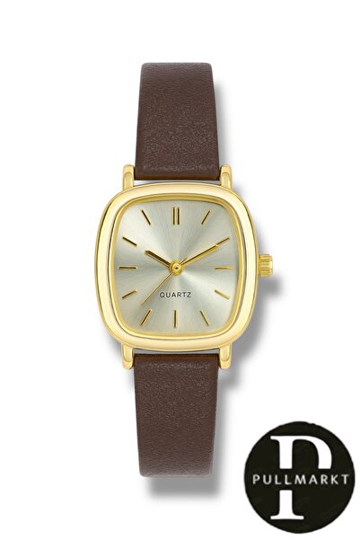 pullmarkt Minimal - Vintage Deri Kordon Kol Saati