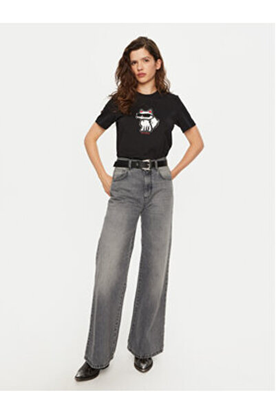 Karl Lagerfeld Γυναικείο T-Shirt A1W17128 Μαύρο