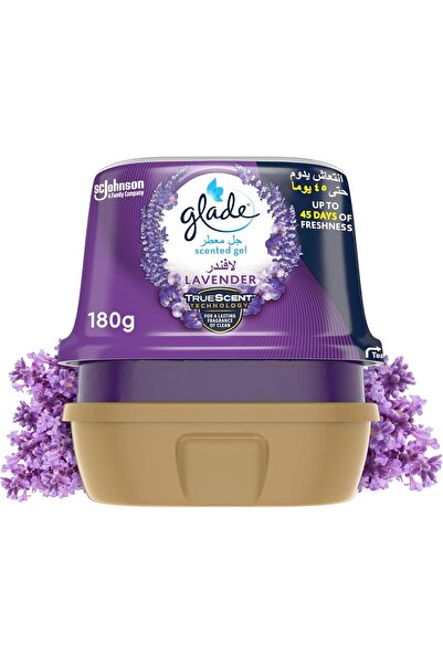 Glade Lavender Gel Air Freshener - Long-lasting with 360-degree Design