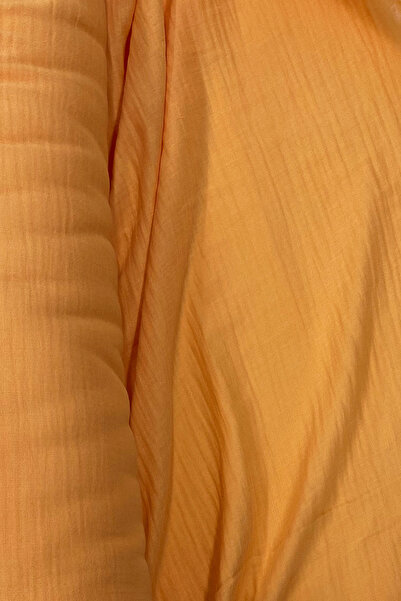 HarmonyAura Multi-Purpose Muslin Cotton Baby Cover and Blanket Fabric Muslin Cloth Orange 7