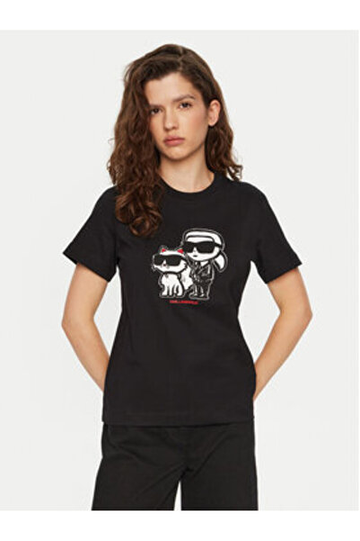 Karl Lagerfeld Γυναικείο T-Shirt A1W17129 Μαύρο