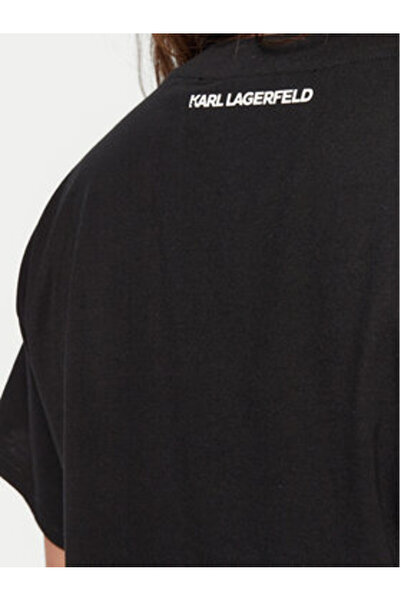 Karl Lagerfeld Γυναικείο T-Shirt A1W17025 Μαύρο