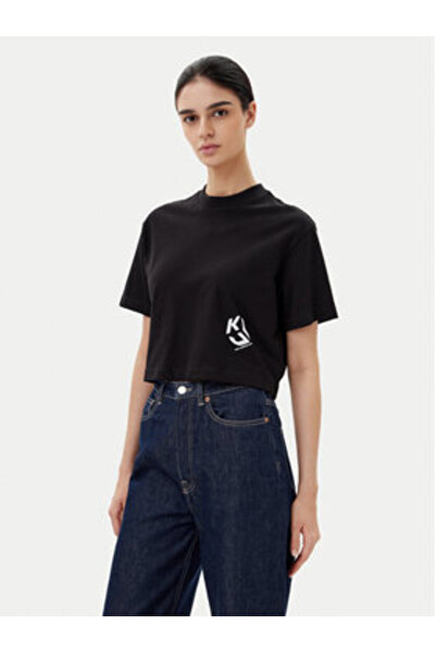 Karl Lagerfeld Γυναικείο T-Shirt A2W17076 Μαύρο