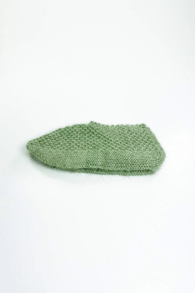 HarmonyAura Hand Knitted Winter Stylish Women's Wool Booties D4