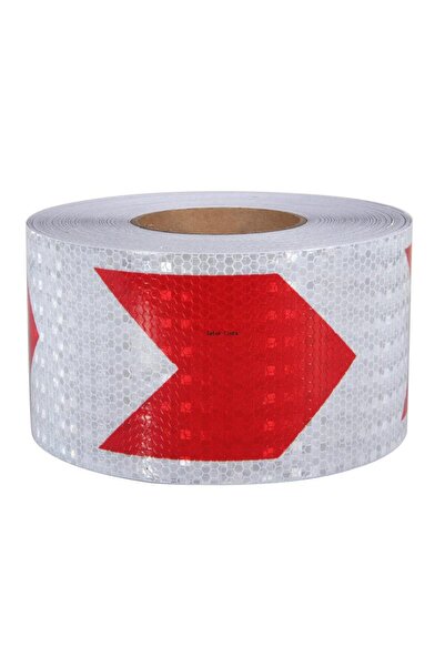 choice2 White-Red arrow 4Inch Arrow Reflective Tapes Cuity Waterproof Safety ...