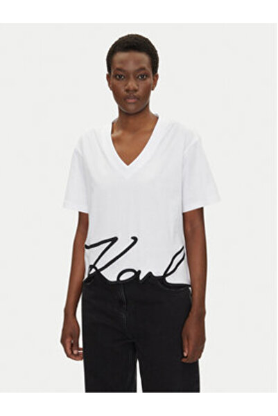 Karl Lagerfeld Γυναικείο T-Shirt A2W17104 Λευκό