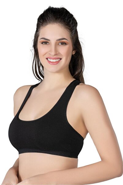 Findit Black 1424 Modal Cotton Sports Bustier
