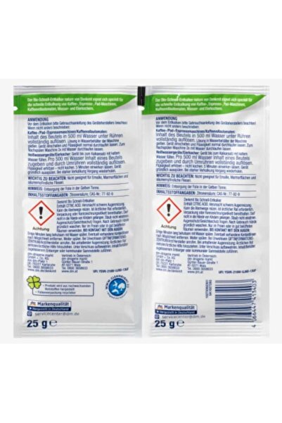 DM Detartrant prietenos pentru aparatele de cafea, 2x25g