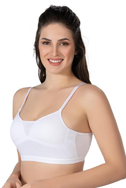 Findit White 1423 Modal Cotton Covered Bustier