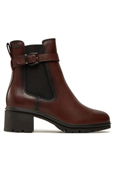 Tamaris γυναικεία μποτάκια μέχρι τον αστράγαλο 1-25462-43 καφέ